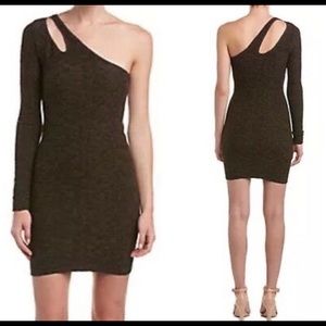 Nwt BCBGeneration one sleeve mini bodycon dress